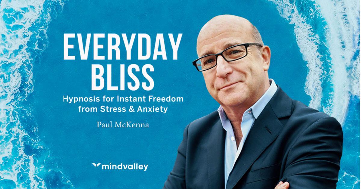 Portada oficial de Everyday Bliss con Paul McKenna
